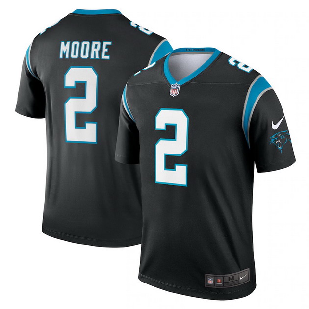 mens nike dj moore black carolina panthers legend jersey